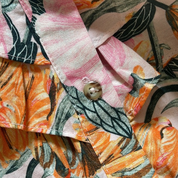 Cecilia Patterson for Anthropologie floral print off-the-shoulder blouse - Picture 8 of 10